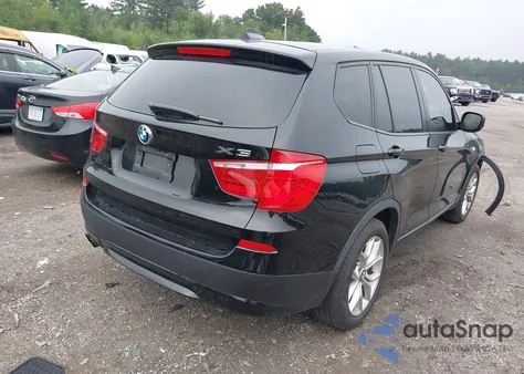 2013 BMW X3 xDrive28I из США, поврежденный, VIN 5UXWX9C56D0A29883